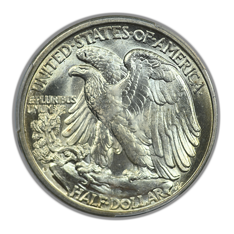1934-D Walking Liberty Half Dollar 50C PCGS MS66