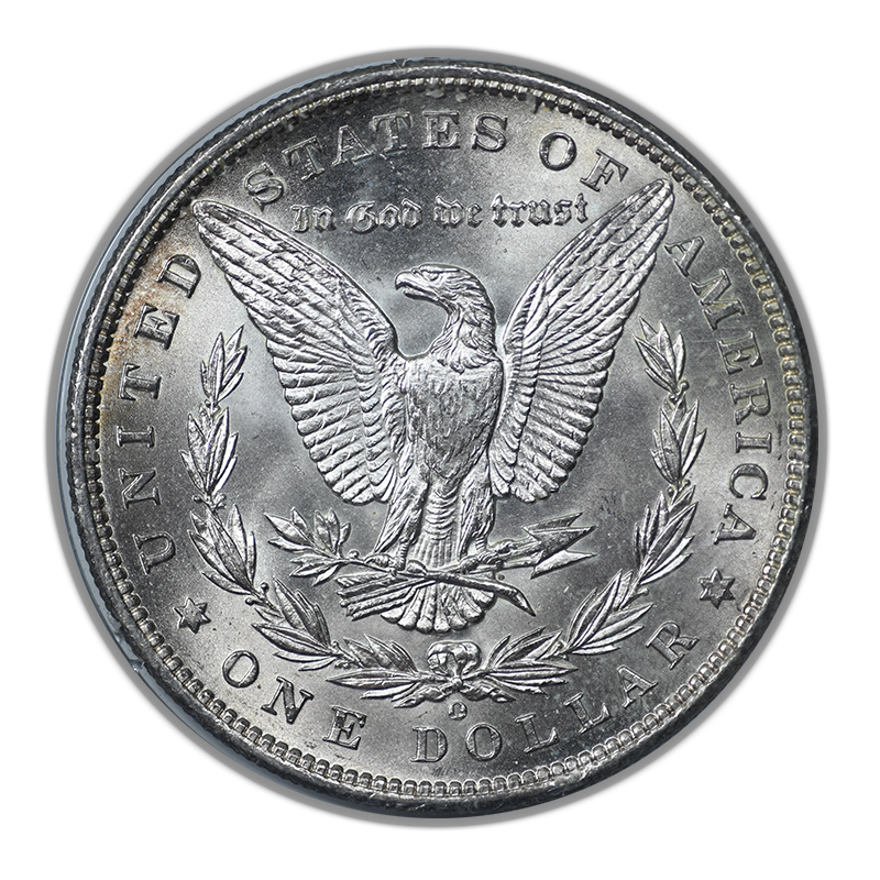 1898-O Morgan Dollar $1 PCGS Rattler MS63