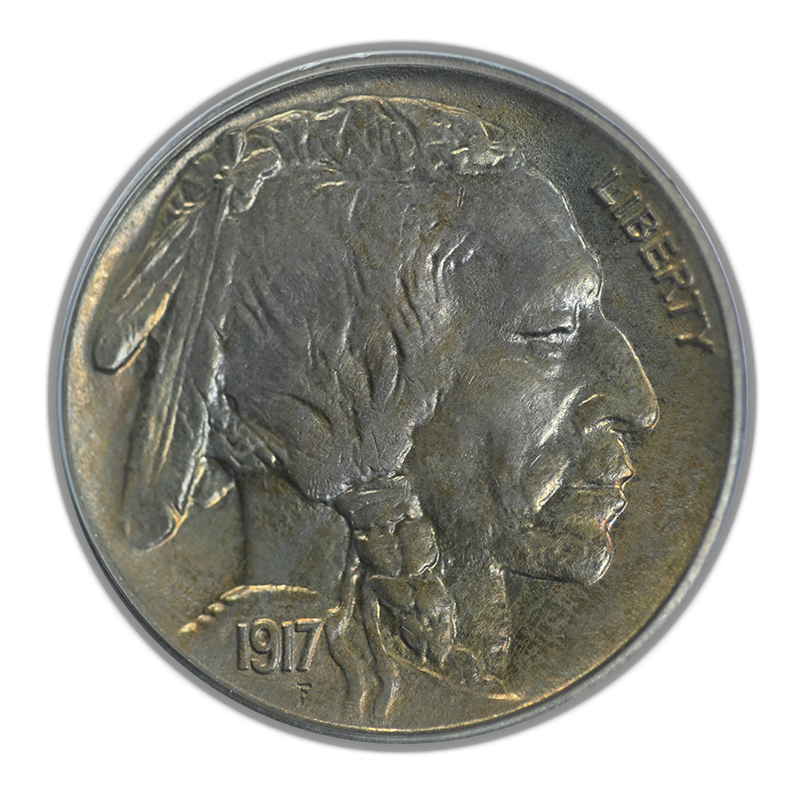 1917 Buffalo Nickel 5C PCGS MS65 Obverse