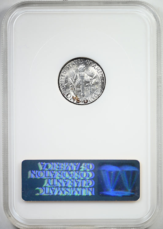 1955-S Roosevelt Dime 10C NGC Fatty MS67