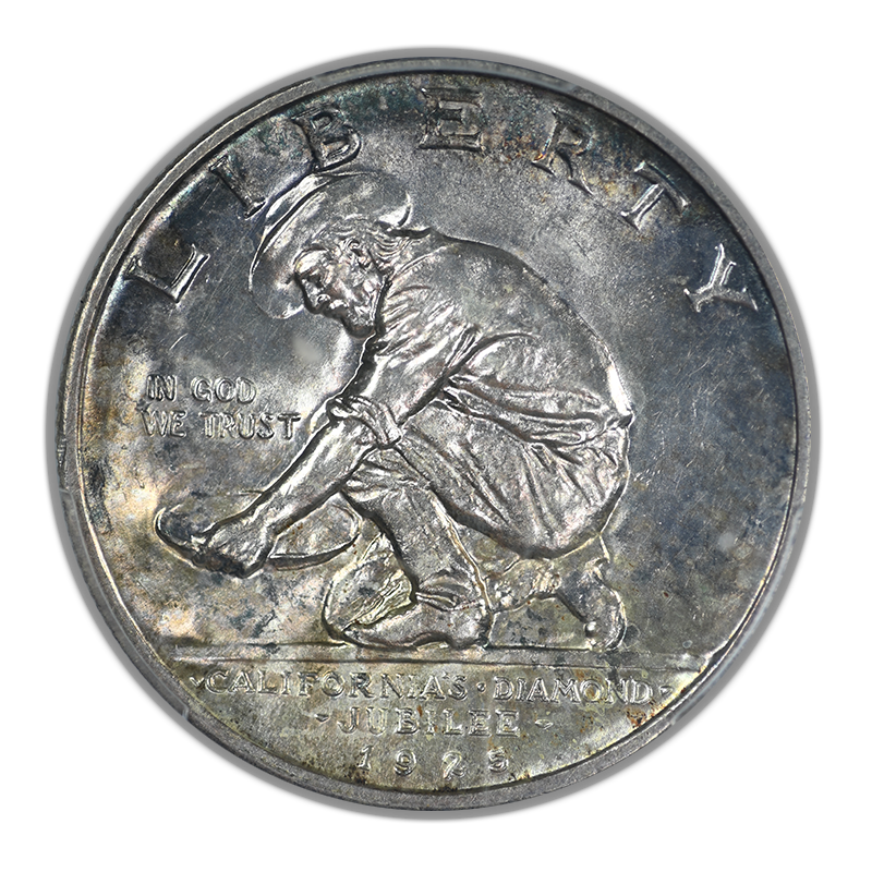 1925-S California Jubilee Classic Commemorative Half Dollar 50C PCGS MS63