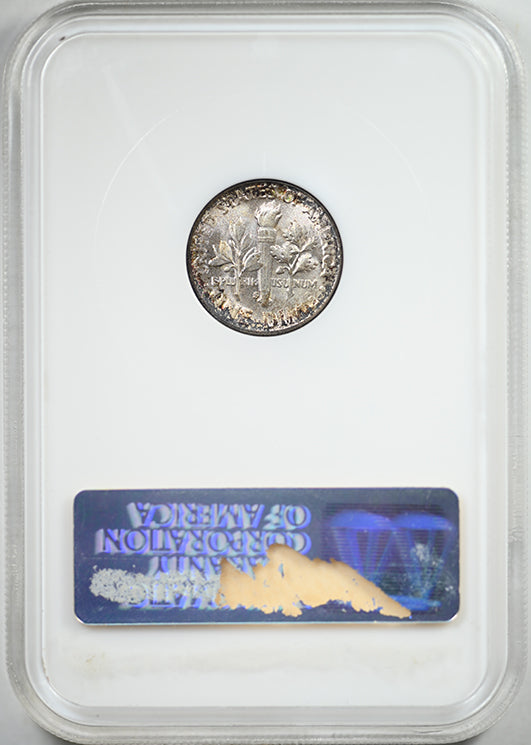 1954-S Roosevelt Dime 10C NGC Fatty MS67