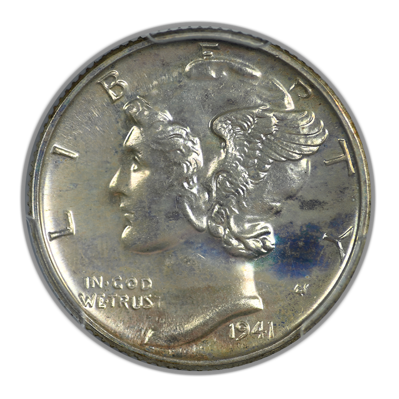 1941 Proof Mercury Dime 10C PCGS PR65