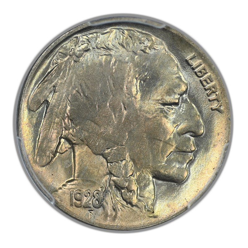 1928-D Buffalo Nickel 5C PCGS MS63 CAC