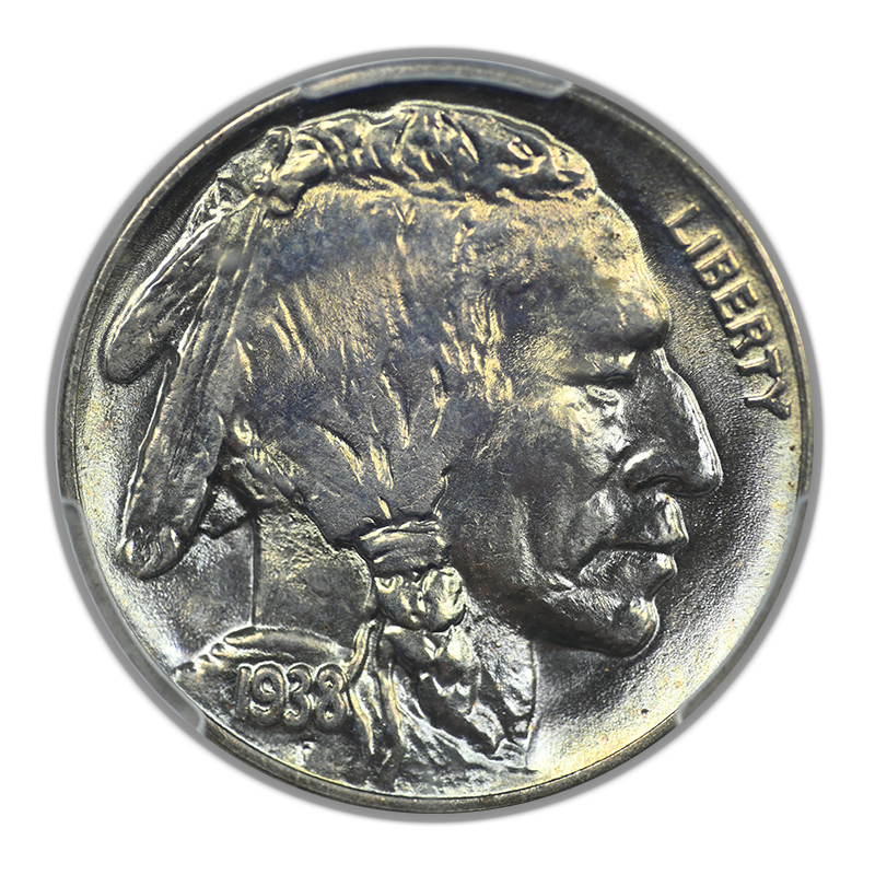 1938-D Buffalo Nickel 5C PCGS MS66 Gold CAC