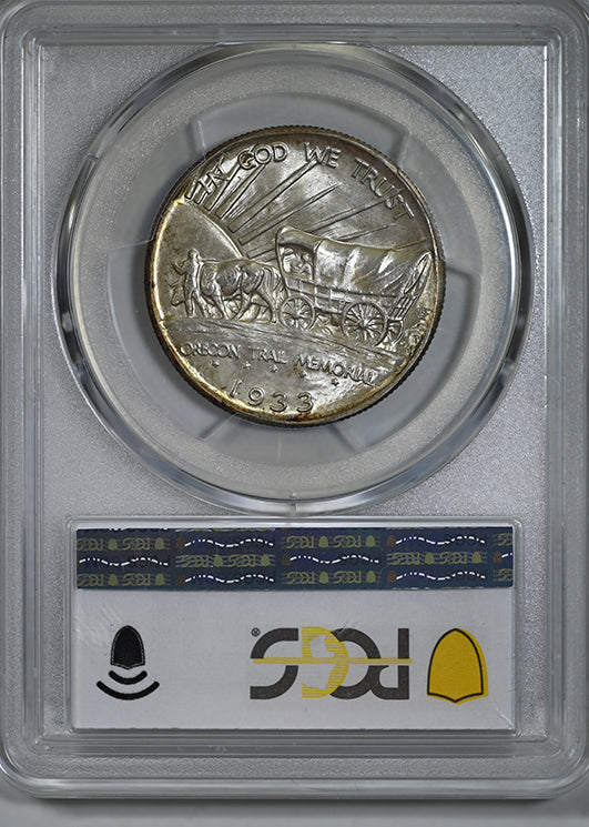 1933-D Oregon Trail Classic Commemorative Half Dollar 50C PCGS MS66