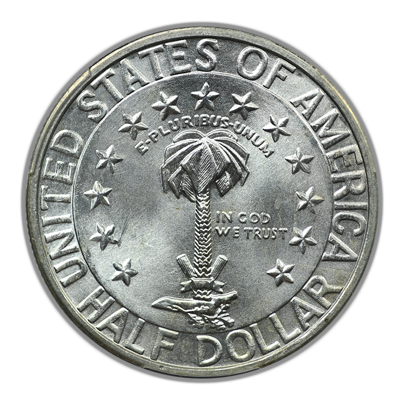 1936-S Columbia Classic Commemorative Half Dollar 50C PCGS MS65