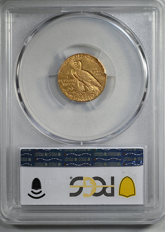 1929 Indian Head Gold Quarter Eagle $2.50 PCGS MS63