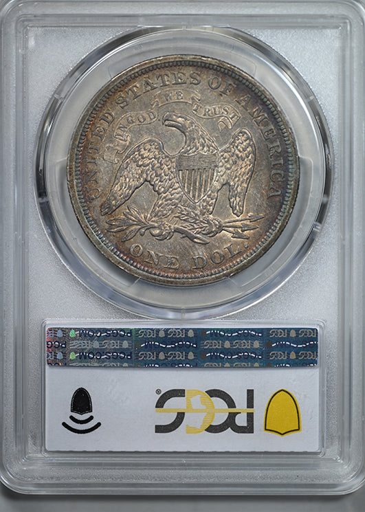 1872 Liberty Seated Dollar $1 PCGS XF40 - TONED!
