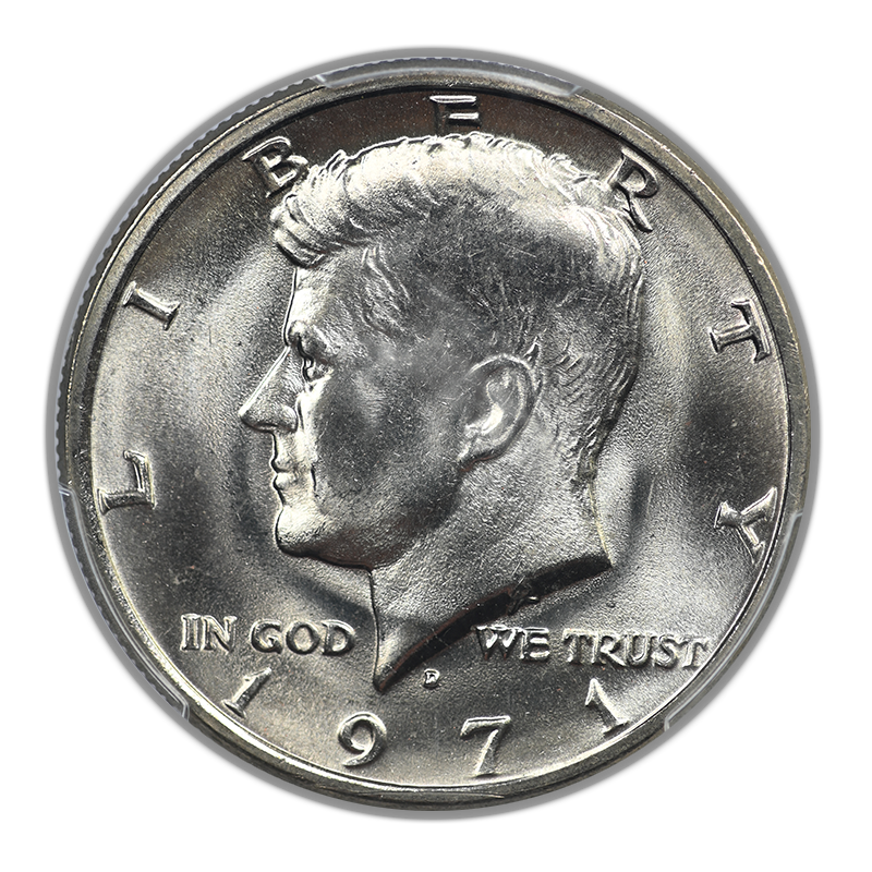 1971-D Kennedy Half Dollar 50C PCGS MS67