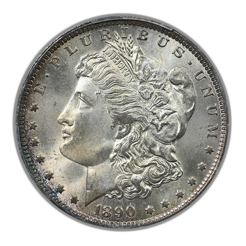 1890-O Morgan Dollar $1 PCGS MS65