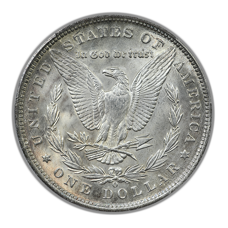 1890-O Morgan Dollar $1 PCGS MS65