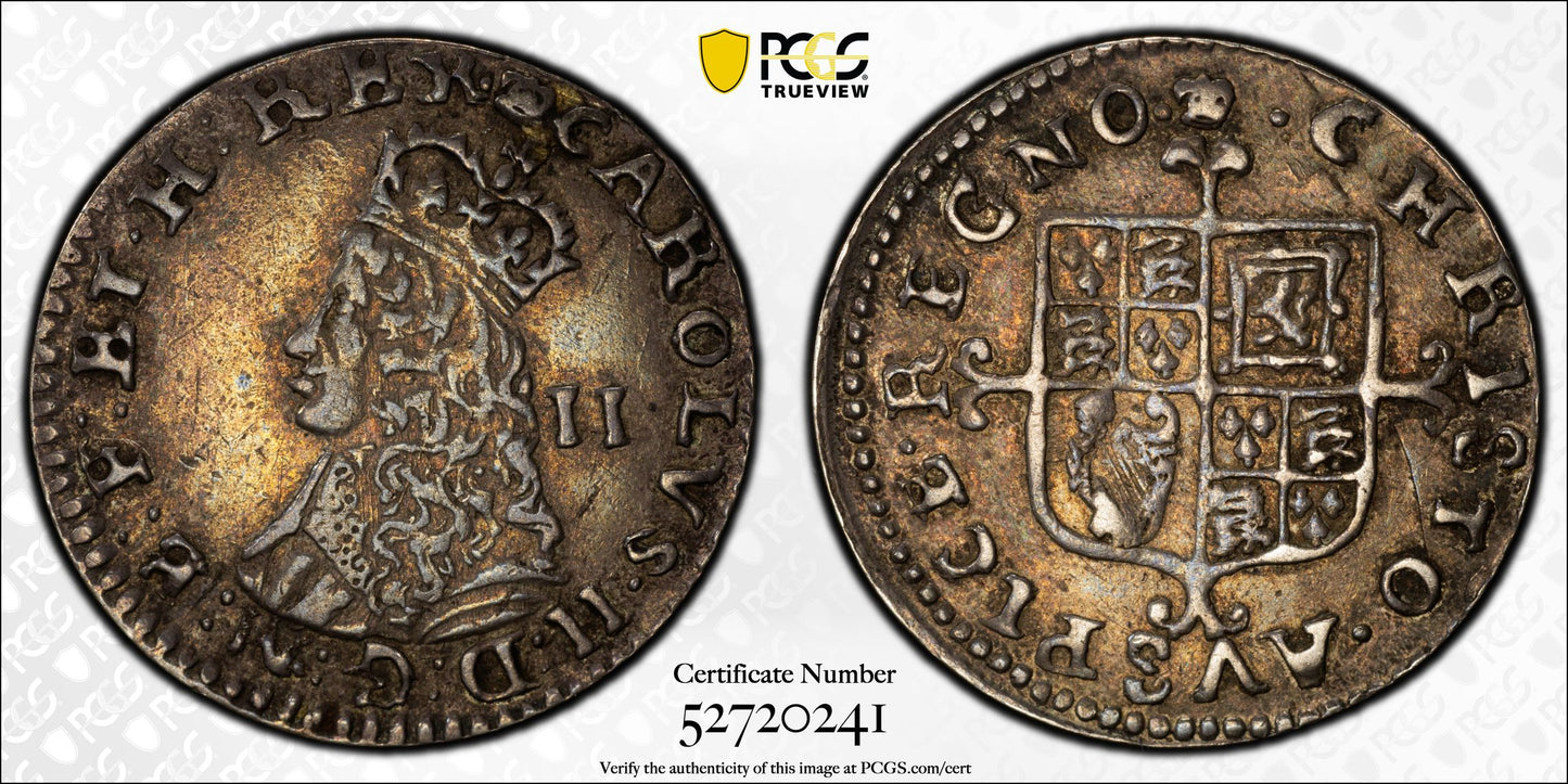 (1660-62) Great Britain 2D Two Pence PCGS XF45 S-3317 Second Issue