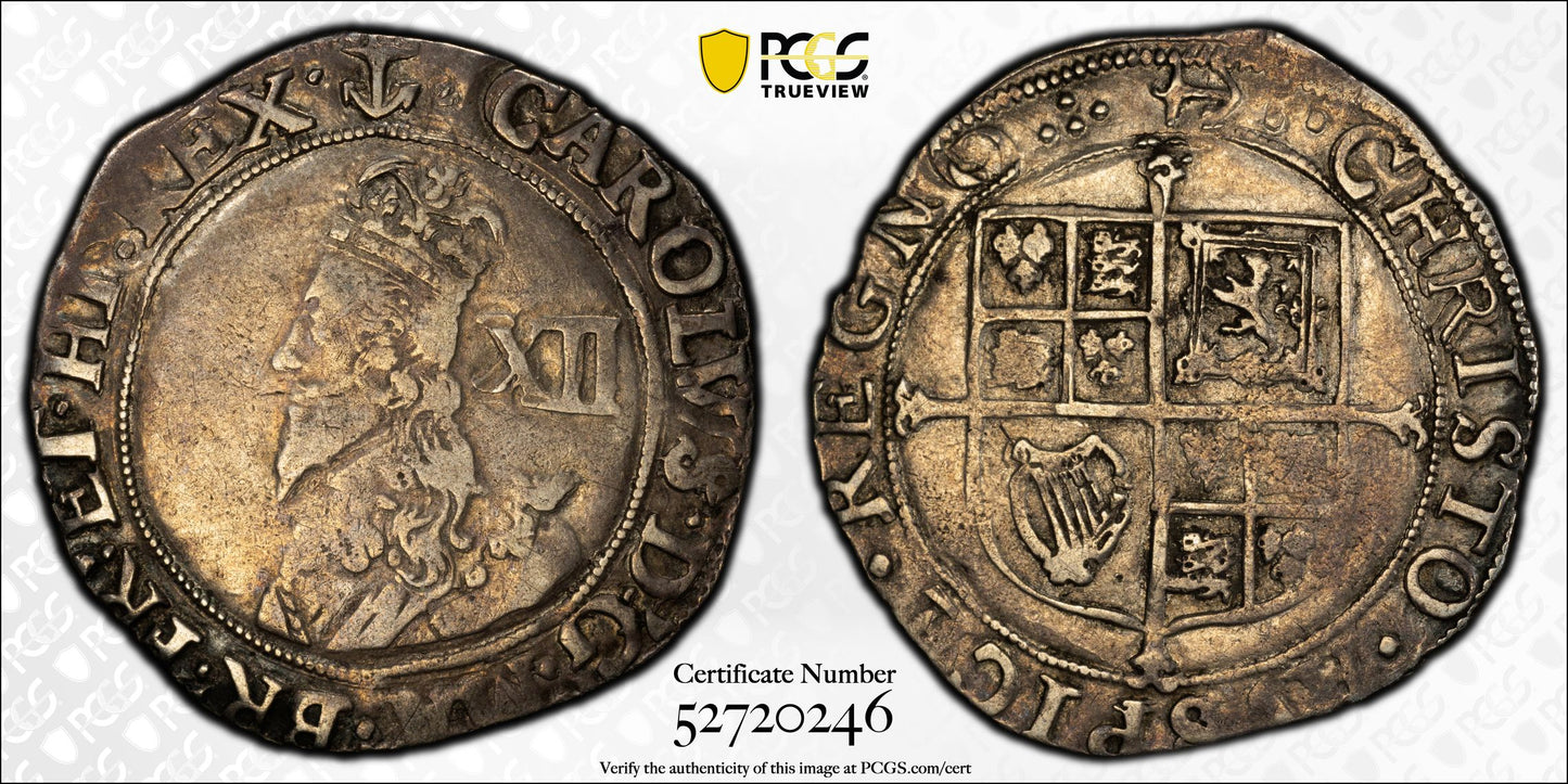 (1638-39) Great Britain Shilling PCGS XF40 S-2796 Anchor