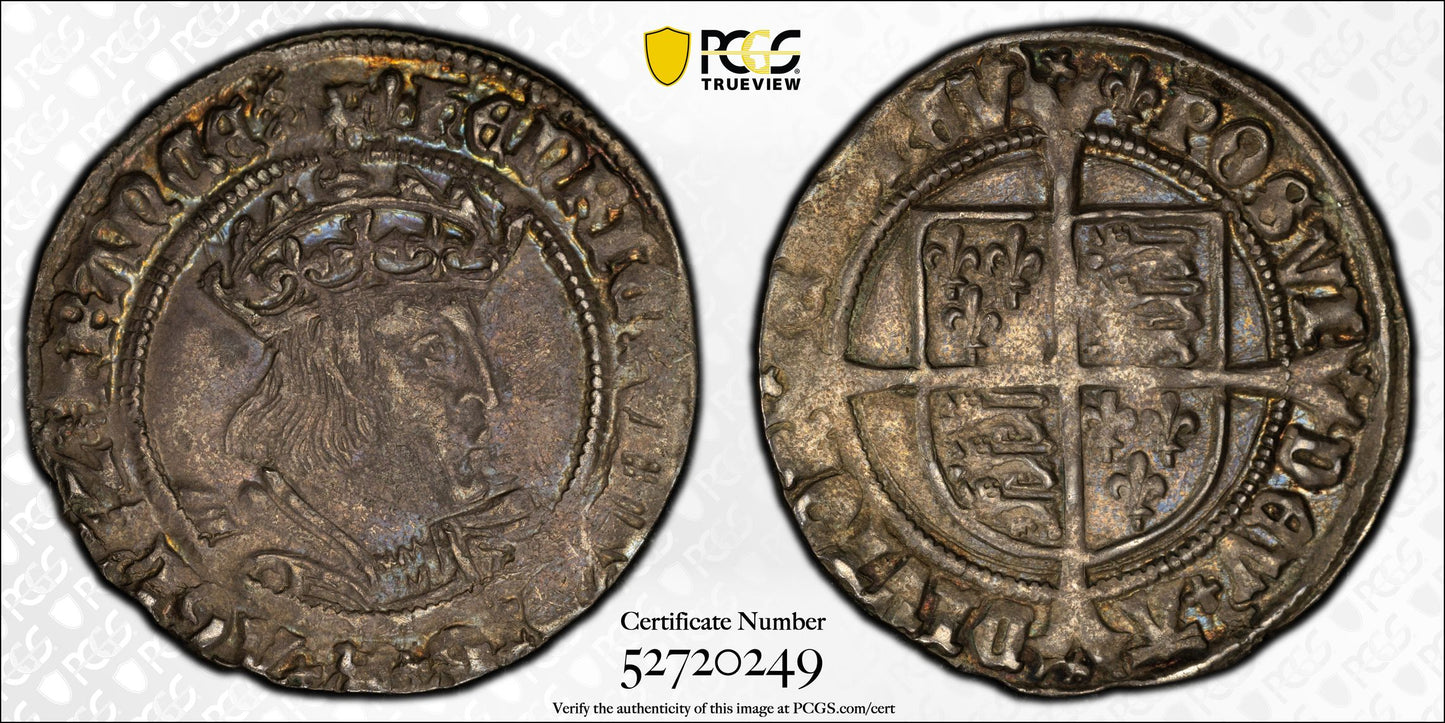 (1526-44) Great Britain Groat PCGS AU55 S-2337E Lis, London