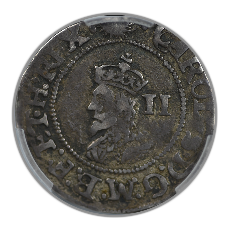 (1645-46) Great Britain 2D Two Pence PCGS VF35 S-2836 Sun