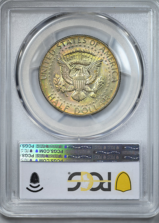 1967 Kennedy Half Dollar 50C PCGS AU50 - TONED!