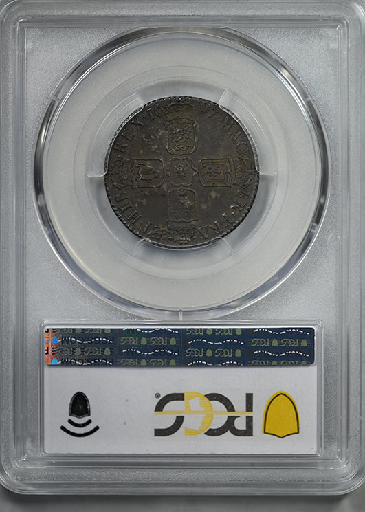 1697 Great Britain Shilling PCGS AU58 S-3497 1st Bust