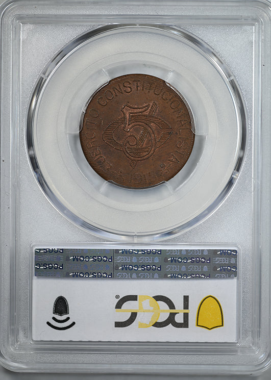 1915 Mexico Chihuahua 5C Centavos PCGS MS64BN KM-613