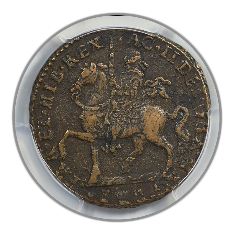 1690 Ireland Crown PCGS VF35 S-6578 G. Money