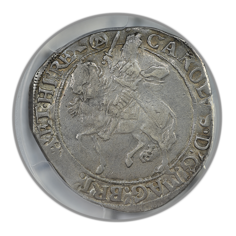 (1641-43) Great Britain 1/2C Half Crown PCGS XF40 S-2779 Triangle in Circle