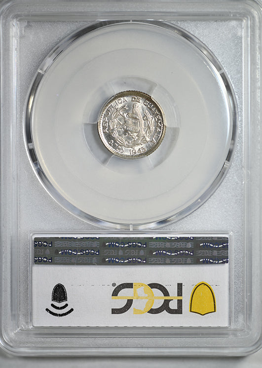 1945 Guatemala 5C Centavos PCGS MS66