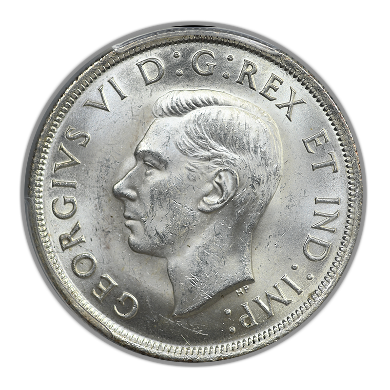 1937 Canada Silver Dollar $1 PCGS MS62