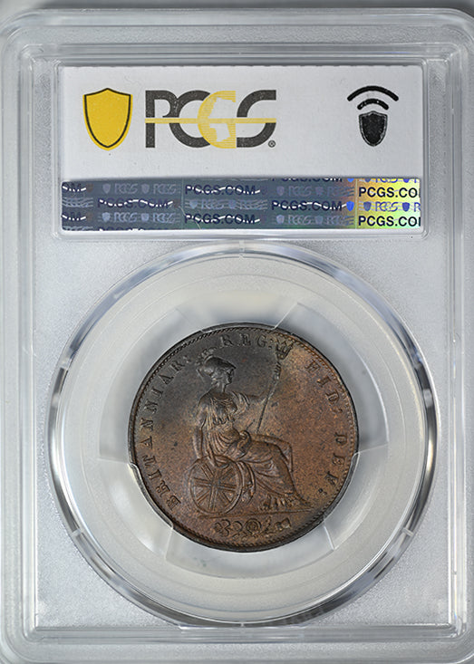 1854 Great Britain 1/2D Half Penny PCGS MS64BN S-3949