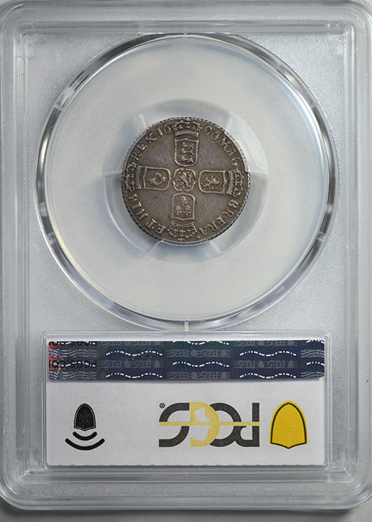 1696-E Great Britain 6D Pence Sixpence PCGS XF40 S-3523 1st Bust