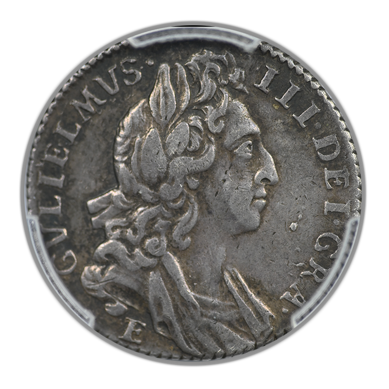 1696-E Great Britain 6D Pence Sixpence PCGS XF40 S-3523 1st Bust