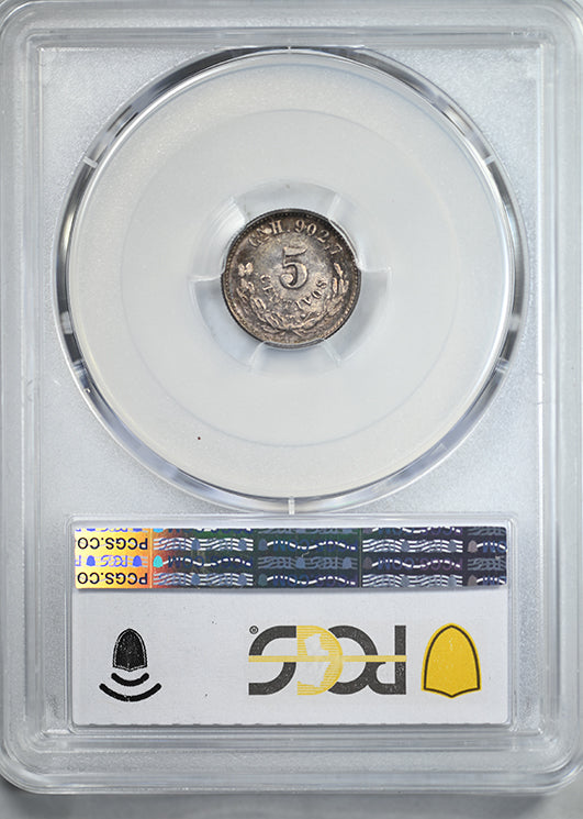 1904-Cn H Mexico 5C Centavos PCGS MS64