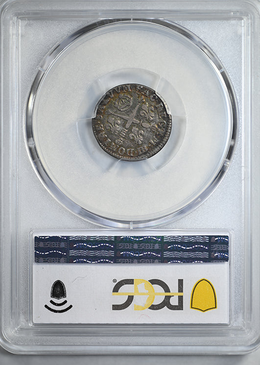 1704-BB France 5 Sols PCGS XF45 - TONED!