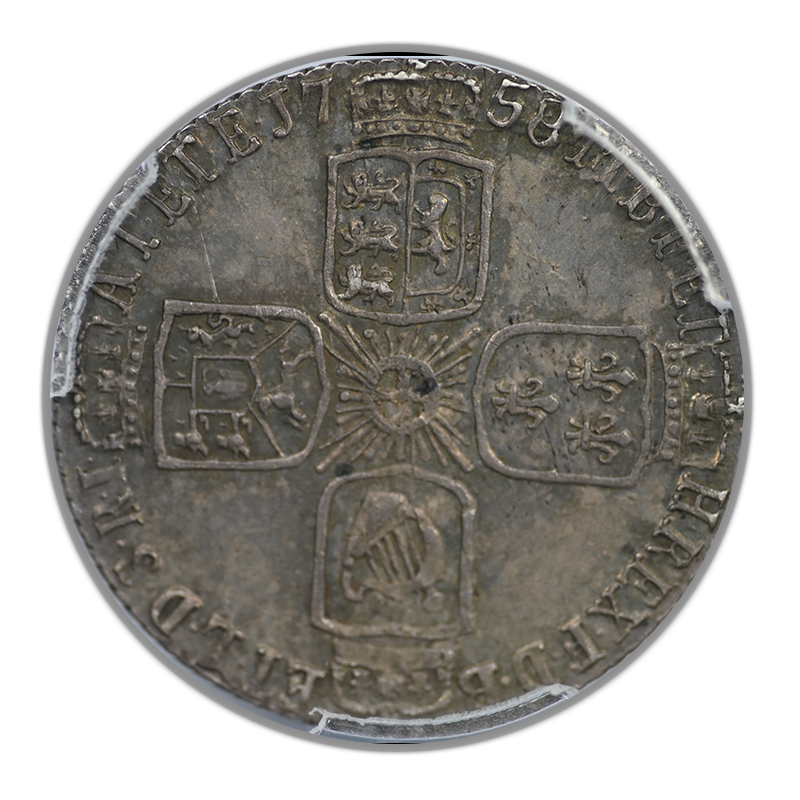 1758 Great Britain 6D Pence Sixpence PCGS AU53 S-3711