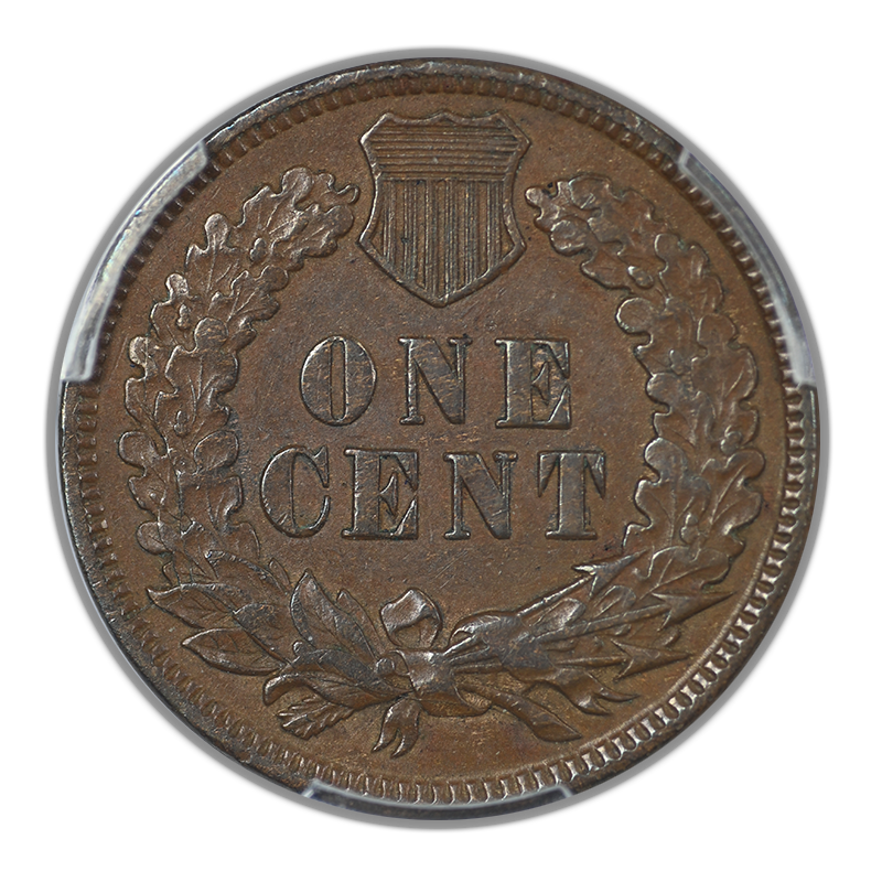 1872 Indian Head Cent 1C PCGS AU50