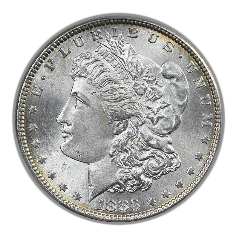 1883 Morgan Dollar $1 PCGS MS65