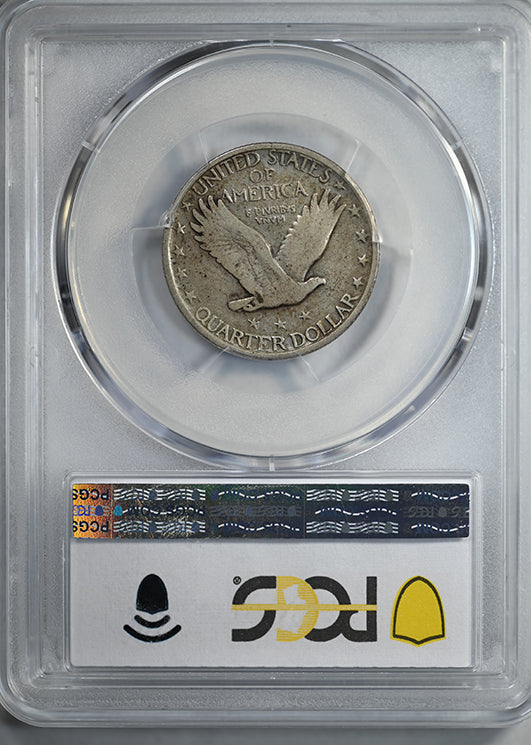 1919-D Standing Liberty Quarter 25C PCGS VG10