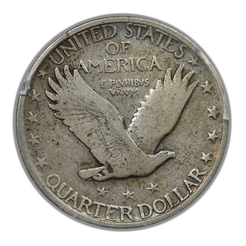 1919-D Standing Liberty Quarter 25C PCGS VG10
