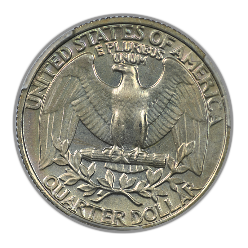1985-P Washington Quarter 25C PCGS MS66 - TONED!