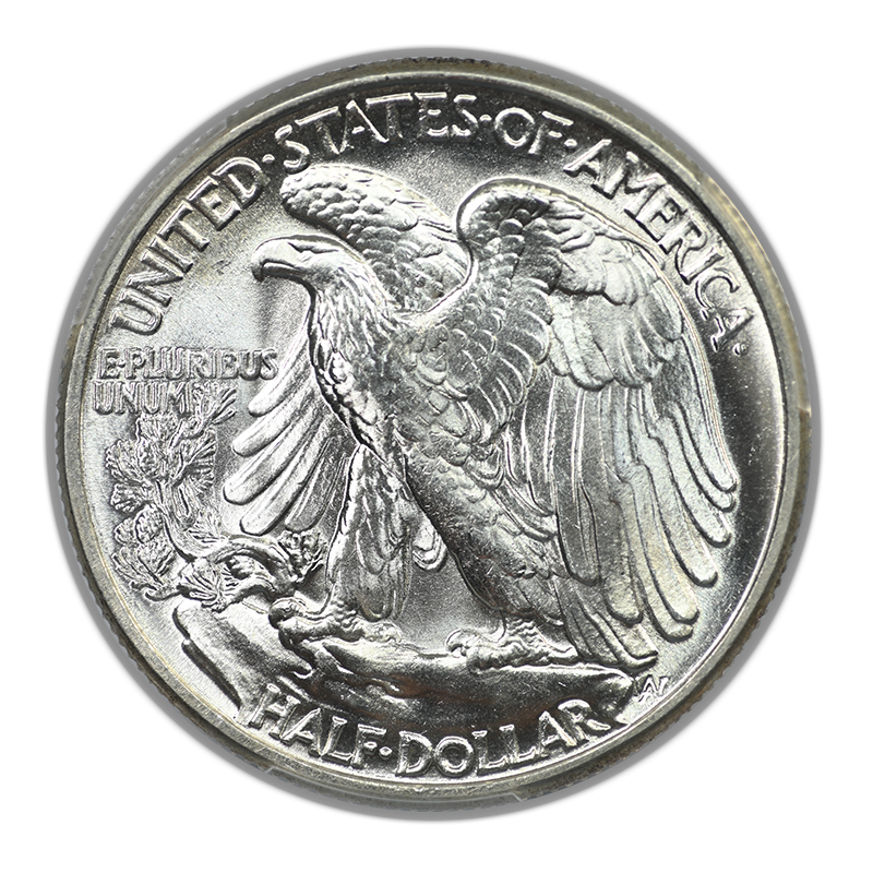 1945 Walking Liberty Half Dollar 50C PCGS MS66