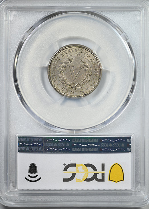 1886 Liberty V-Nickel 5C PCGS AU55