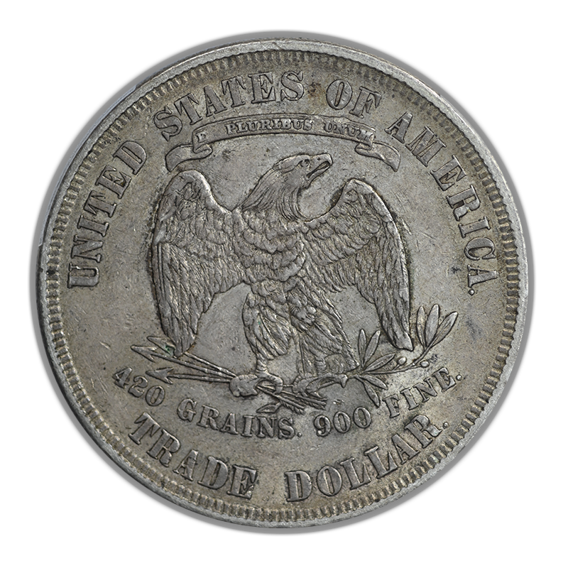 1877 Trade Dollar T$1 PCGS AU53 CAC