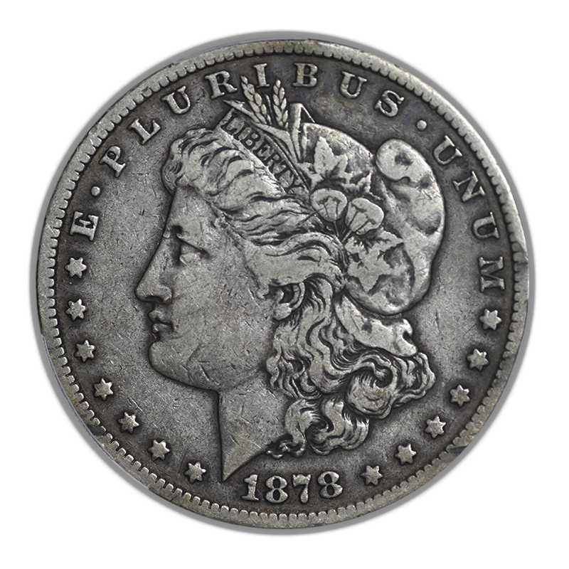 1878-CC Morgan Dollar $1 PCGS VF25