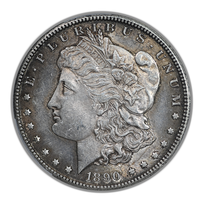 1890-CC Morgan Dollar $1 PCGS AU58
