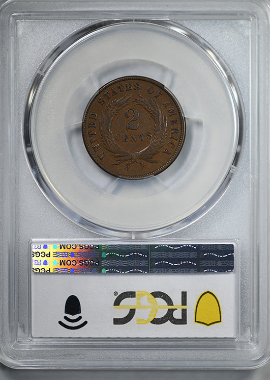 1870 Two Cent Piece 2C PCGS XF45