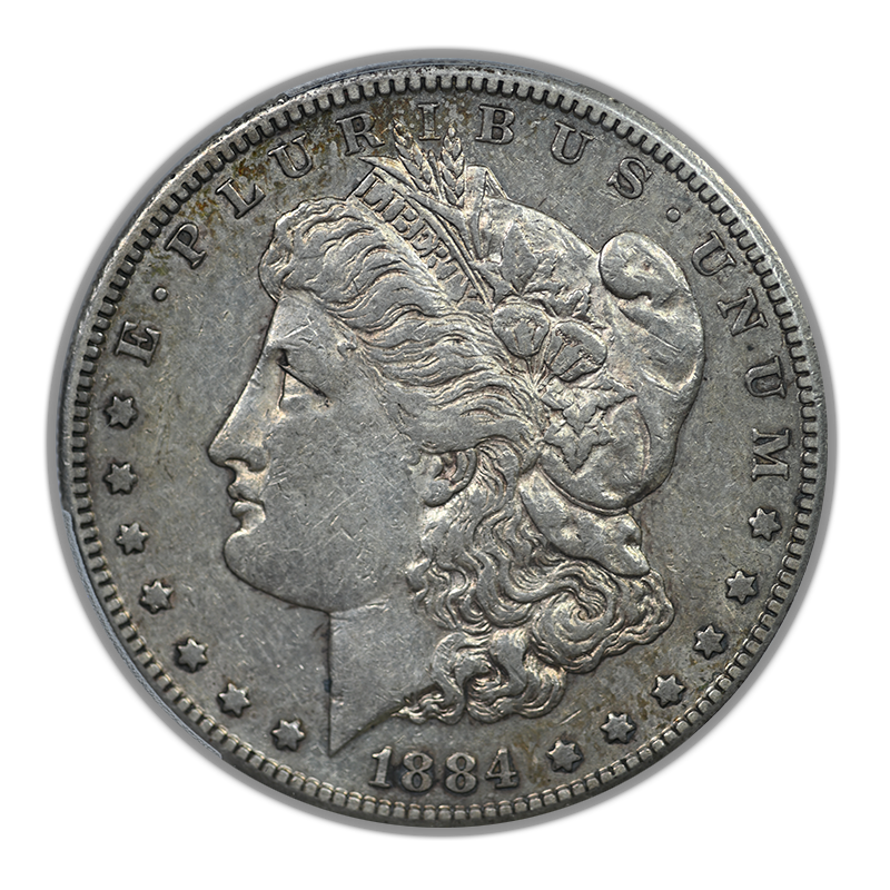 1884-S Morgan Dollar $1 PCGS XF45