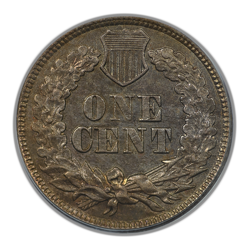 1863 Indian Head Cent 1C PCGS AU55
