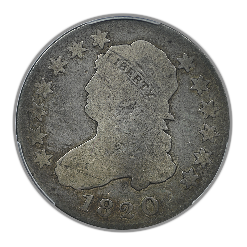 1820 Capped Bust Quarter 25C PCGS G06 - Large 0
