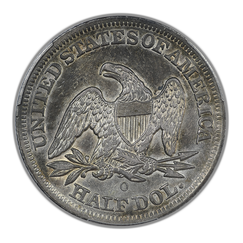 1851-O Liberty Seated Half Dollar 50C PCGS XF45