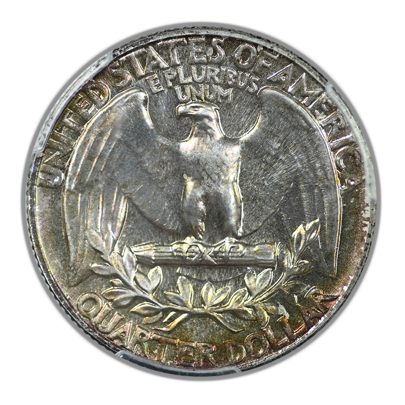 1941 Proof Washington Quarter 25C PCGS PR66 - TONED!