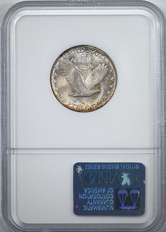1929-S Standing Liberty Quarter 25C NGC MS67 Reverse Slab
